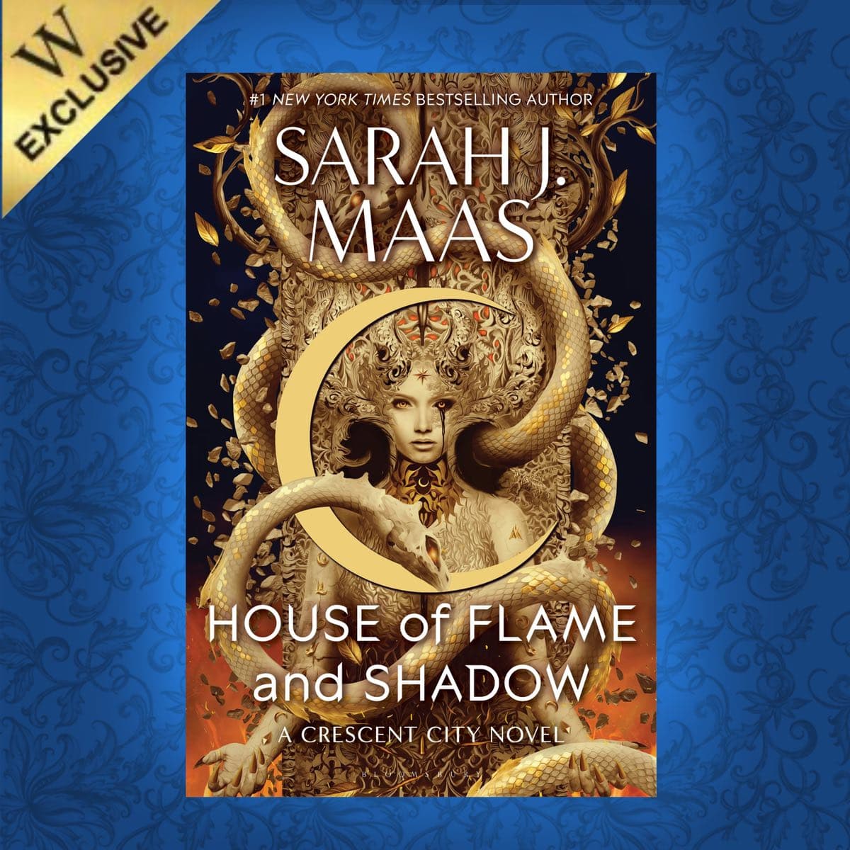 Portada de House of Flame and Shadow (Waterstones Exclusive Edition) - Sarah J. Maas (Tapa dura)