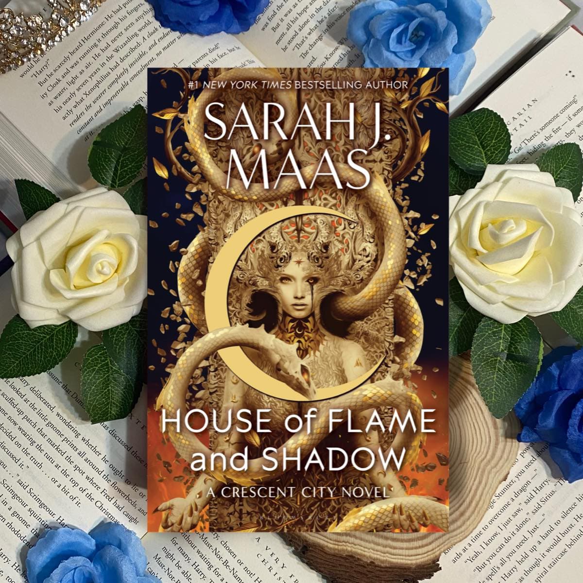 Portada de House of Flame and Shadow - Sarah J. Maas (Tapa dura)