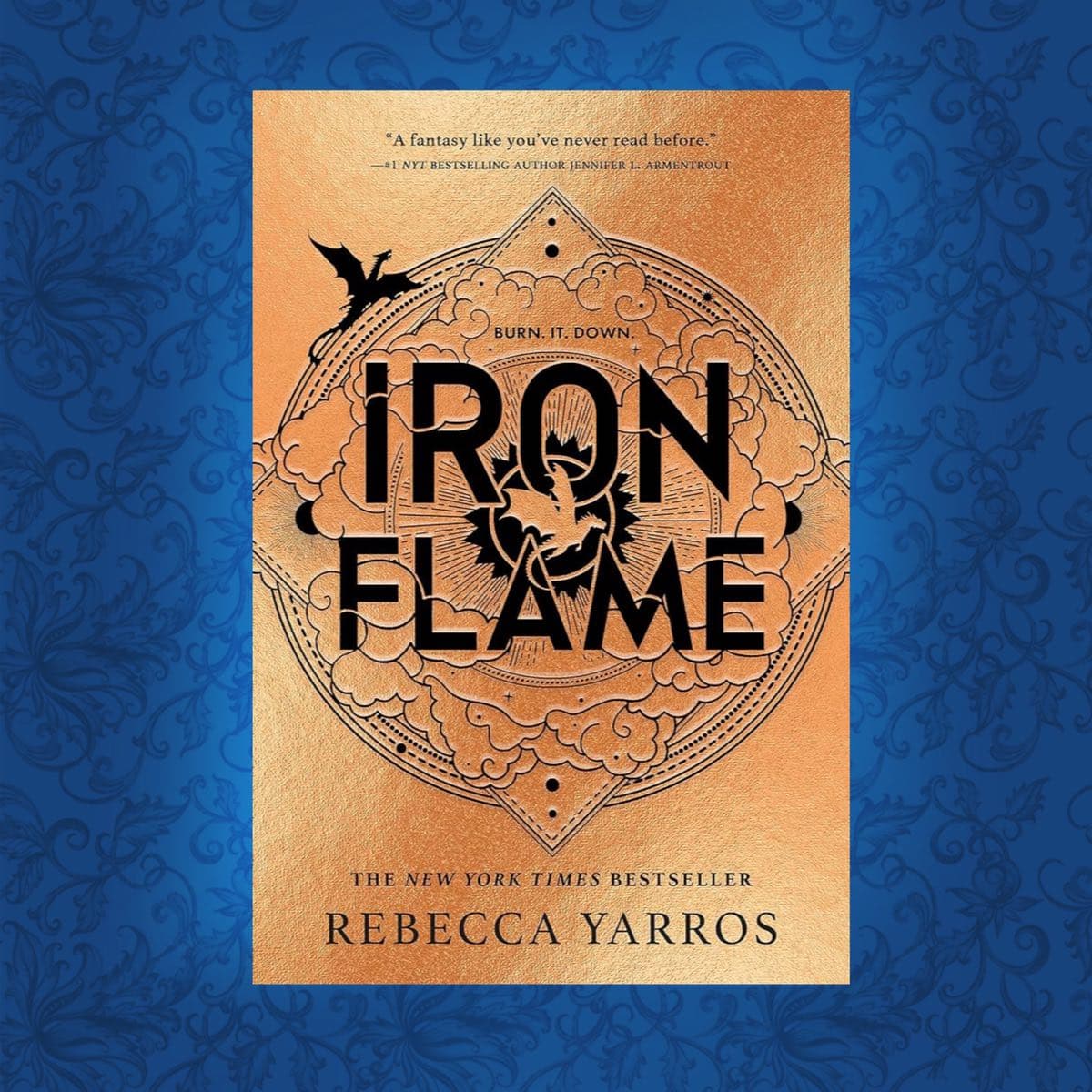 Portada de Iron Flame - Rebecca Yarros (Tapa Dura) DESC por daño