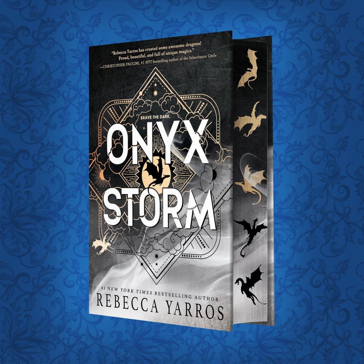 Portada de Onyx Storm (Deluxe Limited Edition USA) - Rebecca Yarros (Tapa dura)
